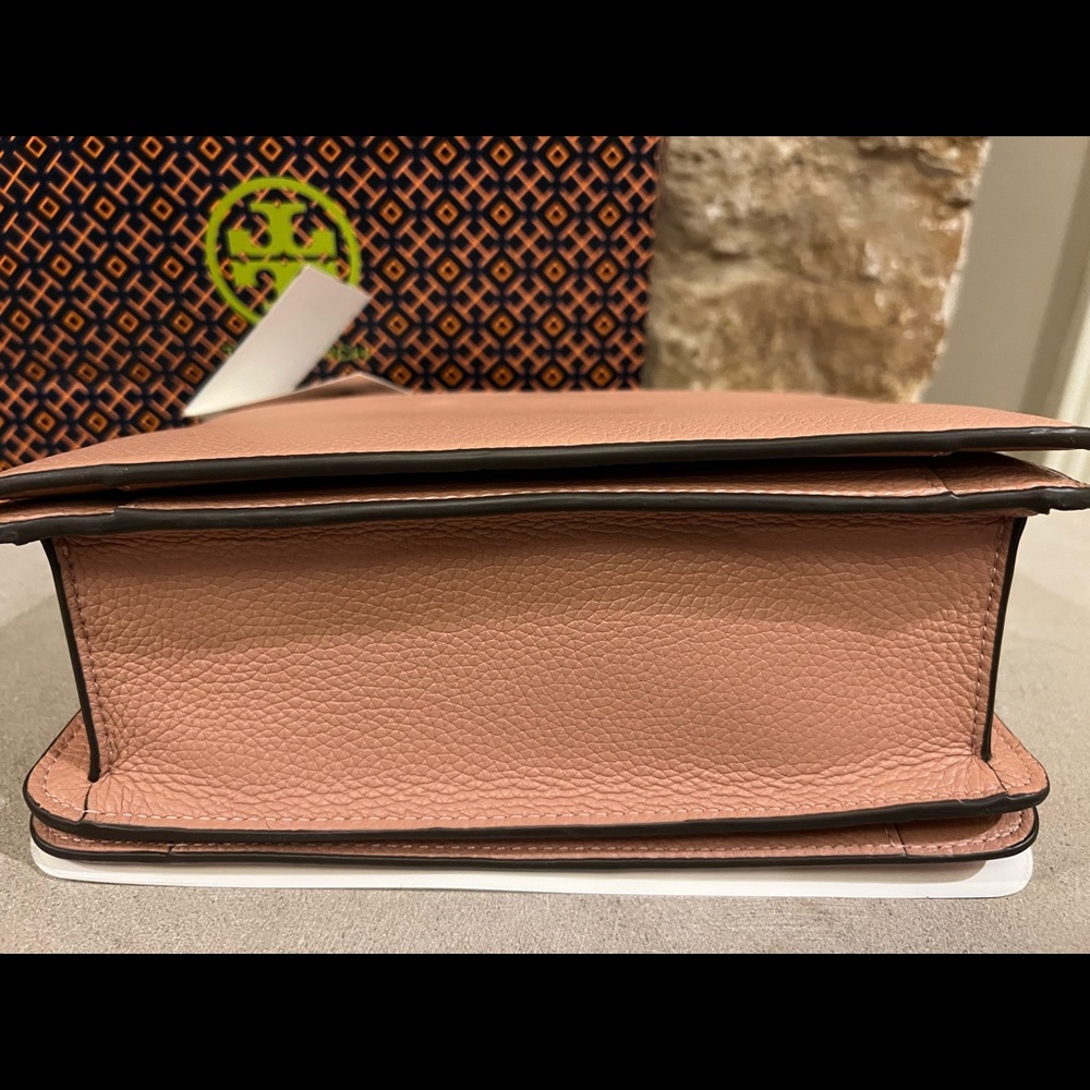 TORY BURCH Britten Medium Adjustable Shoulder Strap - Pink Moon - NWT - Picture 3 of 8